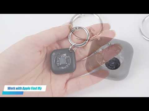 Findmy Find Positioning Pet Anti-lossing Device(White + Black Cover) - YouTube Video