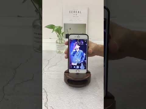 Creative Wooden Mobile Phone Bracket Holder - YouTube Video