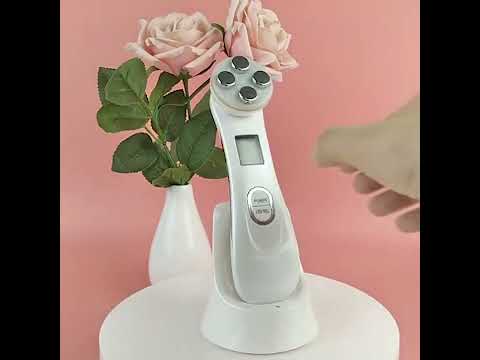 Radio Mesotherapy Electroporation Face Beauty Pen Radio Frequency LED Photon Face Skin Rejuvenation Remover Wrinkle(Pearl White) - YouTube Video
