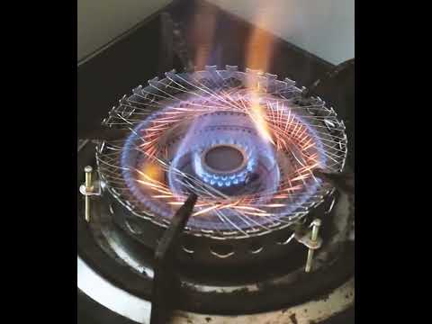 2 PCS Stainless Steel Gas Circle for Gas Cooker Fireproof Windproof Gas Energy Saving Hood Kitchen Accessories - YouTube Video