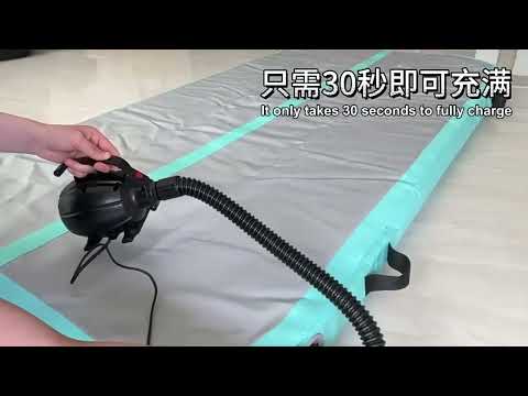GLD-318 High Power 600W Electrical Inflatable Pump Tent Yoga Mat Inflator EU Plug - YouTube Video