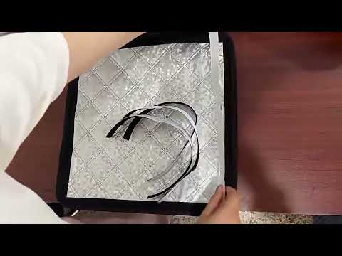 Foldable RV Window Sunshade Curtain(Black Silver) - YouTube Video