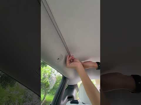 For 2025+ Model Y Juniper Ice Crystals Sunroof Sunshade(Black) - YouTube Video