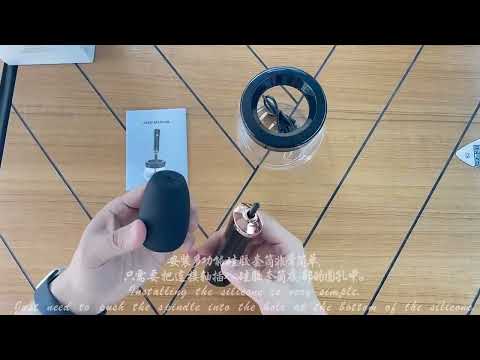 Electric Scrubber USB Rechargeable Makeup Brush Cleaning Machine Automatic Drying Brush Cleaner(Black) - YouTube Video