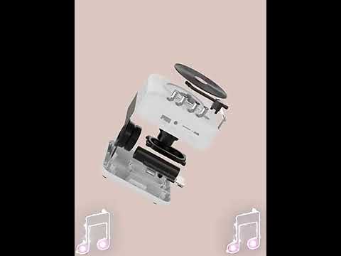 Manovo H3 Retro Vinyl Record Player Shape Mini Bluetooth Speaker, Color: Black - YouTube Video