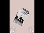 Manovo H3 Retro Vinyl Record Player Shape Mini Bluetooth Speaker, Color: Black - YouTube Video