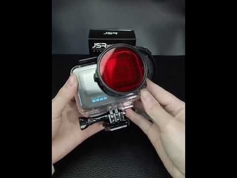 JSR Filter Adapter Ring+Lens Cover For GoPro HERO13/12/11/10/9/8 Black Action Camera - YouTube Video
