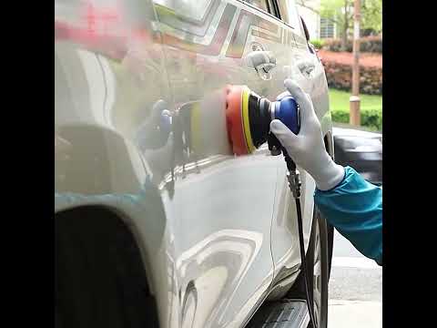 Pneumatic Sandpaper Machine Car Polishing Machine Grinding Machine Waxing Machine, Model: 5inch Regular - YouTube Video
