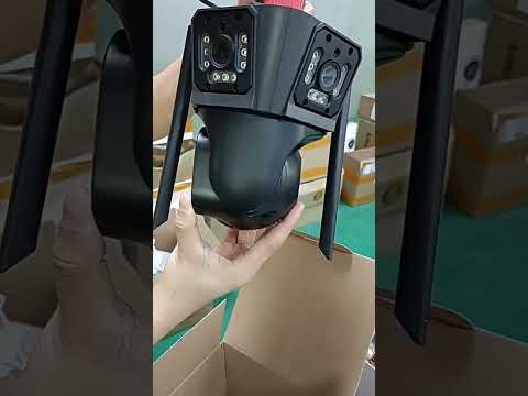 DF-3HBJ 8MP HD IP66 Waterproof Outdoor WiFi IP Camera Support  Dual Light Source / Outside Lamp, Plug:EU Plug - YouTube Video