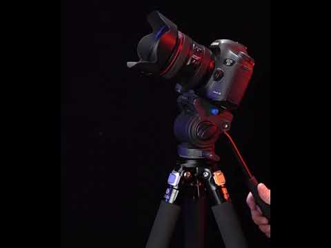 BEXIN RC334 Portable Collapsible Carbon Fiber Camera Tripod - YouTube Video