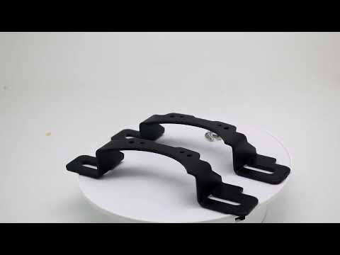 For Jeep Wrangler JK 2007-2017 Car Front Bumper Fog Light Mounting Bracket - YouTube Video