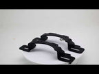 For Jeep Wrangler JK 2007-2017 Car Front Bumper Fog Light Mounting Bracket - YouTube Video