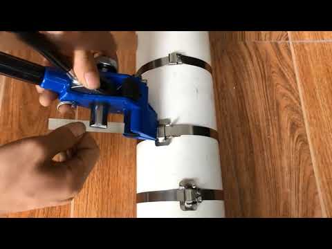 100 PCS 15.88mm 304 Stainless Steel Tie Lock Type Cable Wrapped Bundle Buckle - YouTube Video