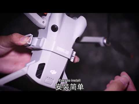For DJI Mini 4 Pro STARTRC Night Navigation Searchlight LED Flashlight Rechargeable Refill Lighting Signal Light (Grey) - YouTube Video