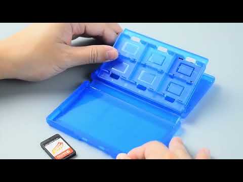 For Nintendo Switch / Switch Oled 12-in-1 Game Card Box Protective Case(White) - YouTube Video