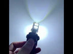 2 PCS 1156 / BA15S 4.5W DC 12V 6000K 290LM Car Auto Ceramics Turn Lights / Reversing Light 27LEDs SMD-7020 Lamps, with Projector Lens (White Light) - YouTube Video