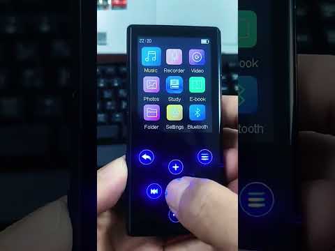 Bluetooth MP3 / MP4 Player With External Speaker Radio Music E-book Player, Memory Capacity: 4GB(Black) - YouTube Video