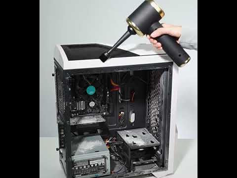 Car Vacuum Cleaner Vacuum Blower Dual Purpose Wireless Mini Vacuum Cleaner(Black Gold) - YouTube Video