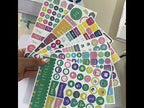 A5 Starry Sky Undated Planner Journal Financial Notebook(Purple) - YouTube Video