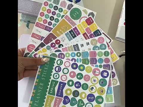 A5 Starry Sky Undated Planner Journal Financial Notebook(Purple) - YouTube Video