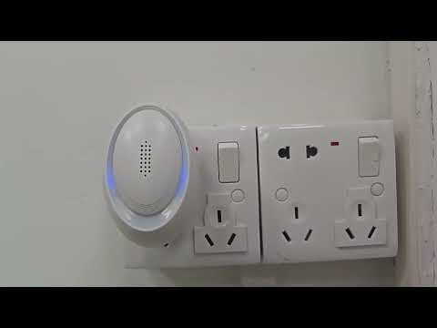 Ultrasonic Mouse Insect Repeller Home Mosquito Repellent Light EU Plug(White) - YouTube Video