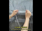 Outdoor Universal Waterproof Anti-Dust Sunproof 3-Compartment Sedan Disposal PE Car Cover, Fits Cars up to 6.6m(257 inch) in Length - YouTube Video