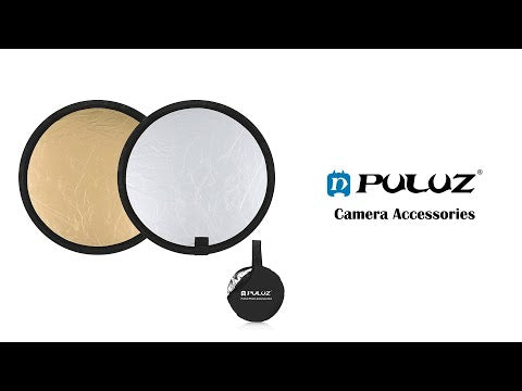 PULUZ 30cm 2 in 1 Silver / Gold Folding Photo Studio Reflector Board - YouTube Video