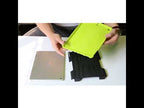 For iPad 2025 / 2022 Tire Texture TPU + PC Tablet Case with Holder(Red) - YouTube Video