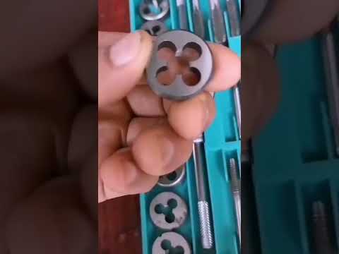 20 PCS Multi-specification Tap and Die Combination Set Hand Metric Wire Tapping Wrench Winch - YouTube Video