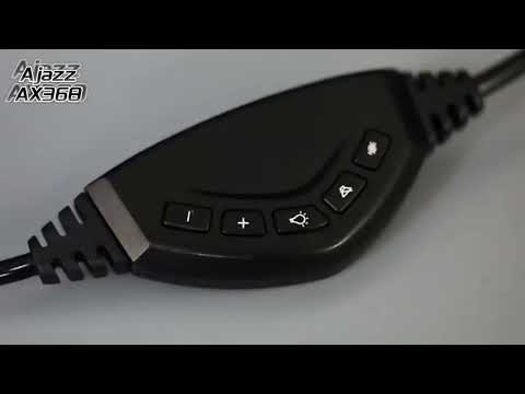 Ajazz AX368 Computer Game Audio Recognition RGB Headset 7.1 Channel Version (Pink) - YouTube Video