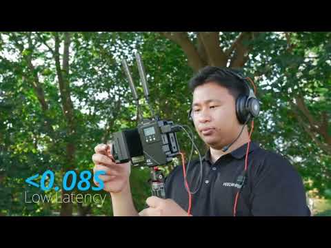 FEELWORLD WT1H 4K Wireless Video Transmission System Dual HDMI-compatible Full Duplex Intercom Live Streaming(Black) - YouTube Video