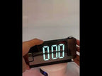 DS-3822LP Multifunctional LED Screen Dual Projection Mirror Display Electronic Digital Clock(White) - YouTube Video