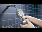 Bath Water Purifier Shower Faucet Chlorine Filter, Interface: 2.1cm / 2.7cm - YouTube Video