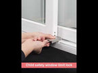 No Punching Limiters Child Safety Window Limit Lock With Key(Double Windows Stainless Steel Model) - YouTube Video