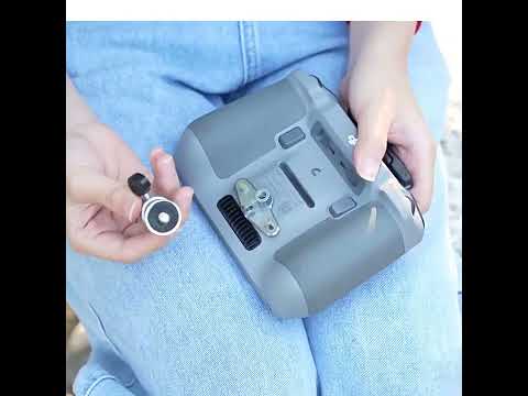 For DJI RC / RC 2 BRDRC Drone Remote Control Adapter Base Bicycle Holder(Black Silver) - YouTube Video