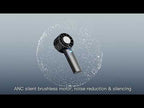 Yesido YF18 Handheld Ice Compress Brushless High Speed Fan(Beige) - YouTube Video