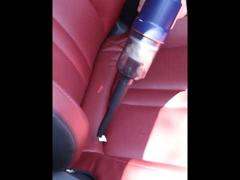 Wireless Car High Power Charging Mini Car Vacuum Cleaner, Color: Upgraded White USB Cable - YouTube Video