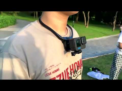 Sports Camera Lazy Neck Bracket Phone Clamp Mount(Black) - YouTube Video