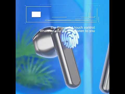 V9 Mirror Noodle Wireless Bluetooth Earphone with Charging Compartment (White) - YouTube Video