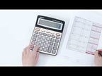 Deli 1559N Live Voice Calculator Multifunctional Office Finance 12-bit Calculator - YouTube Video