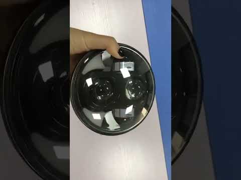 5.75 inch DC12V 6000K-6500K 40W Car LED Headlight for Harley (Black) - YouTube Video