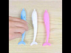 Catnip Cat Teeth Cleaning Silicone Dolphin Toy(Blue) - YouTube Video