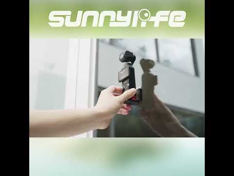 For DJI Osmo Pocket 4 / 3 Sunnylife Metal Quick-Release Magnetic Mount Tabletop Base Bracket Angles Adjustable Stand (Black) - YouTube Video