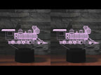 Black Base Creative 3D LED Decorative Night Light,16 Color Remote Control, Pattern:locomotive 2 - YouTube Video