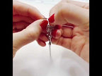 Large Earrings Simple Long Earrings Asymmetric Earrings(Multi-ring earrings (single)) - YouTube Video