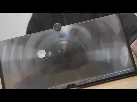 20-inch Pull-out Mobile Phone Screen Amplifier HD Desktop Viewing Mobile Phone Holder(Black) - YouTube Video