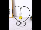 Heart-shaped Flower Stand Iron Frame Micro Landscape Ecological Bottle Shelf - YouTube Video