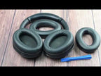 2pcs PU Leather Earpads For Sony WH-1000XM4, Color: Black+Buckle - YouTube Video