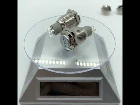 Momentary Reset Switch Push Button 16mm 12V for Car Motorcycle Horn Speaker - YouTube Video