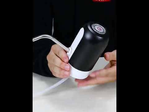 A1 Bottled Water Electric Water Absorber Water Dispenser Automatic Pump (White) - YouTube Video